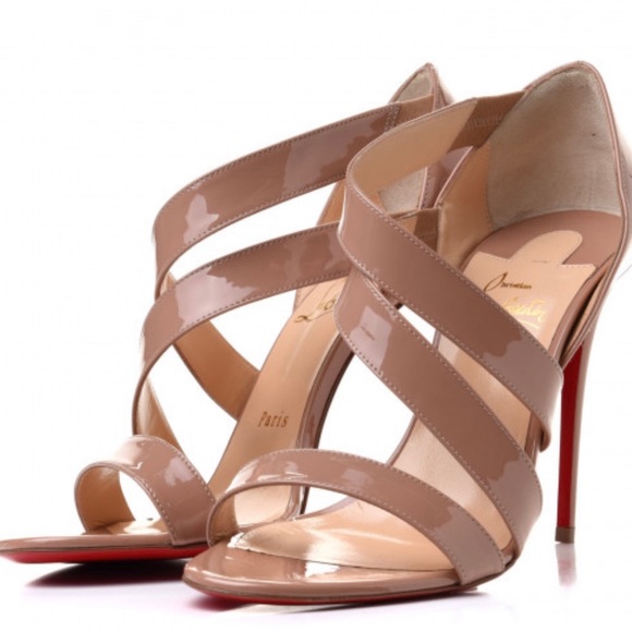 Christian Louboutin Shoes - LOUBOUTIN WORLD COPINE 100 PARENT-NUDE-SIZE 37-Worn 2 times-Excellent Condition
